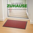 Fußmatte - Schmutzfangmatte 60x40cm - Rot