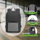 Rucksack faltbar Anthrazit