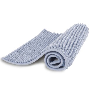 Badematte Chenille 60x90cm Hellblau