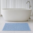 Badematte Chenille 60x90cm Hellblau