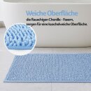 Badematte Chenille 60x90cm Hellblau