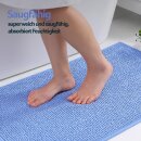 Badematte Chenille 60x90cm Hellblau