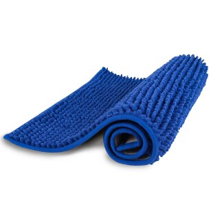 Badematte Chenille 60x90cm Blau