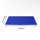 Badematte Chenille 60x90cm Blau