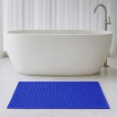Badematte Chenille 60x90cm Blau