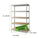 Schwerlastregale 180x40x90 cm - Belastbarkeit pro Boden 175kg