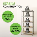 Schwerlastregale 172x30x75cm - Belastbarkeit pro Boden 75kg