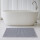 Badematte Chenille 60x90cm Hellgrau
