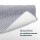 Badematte Chenille 60x90cm Hellgrau