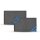 Fußmatte - Schmutzfangmatte 60x40cm / 4 Farben Grau-60x40cm ( 2er Pack )