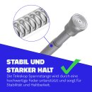 Spannstange ausziehbar, ohne Bohren Silber Ø16/19 mm 60-90 cm