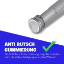 Spannstange ausziehbar, ohne Bohren Silber Ø22/25 mm 60-90 cm