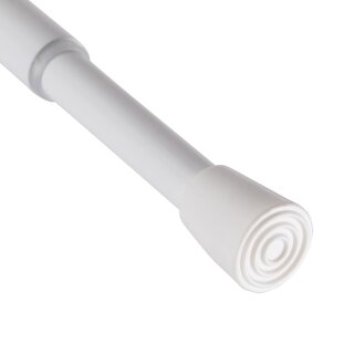 Spannstange ausziehbar, ohne Bohren Weiß Ø10/13 mm 80-125 cm