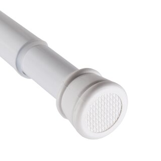 Spannstange ausziehbar, ohne Bohren Weiß Ø22/25 mm 80-125 cm