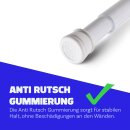 Spannstange ausziehbar, ohne Bohren Weiß Ø22/25 mm 80-125 cm