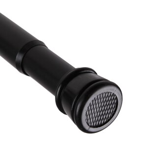 Spannstange ausziehbar, ohne Bohren Schwarz Ø22/25 mm 80-125 cm