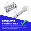 Spannstange ausziehbar, ohne Bohren Weiß Ø10/13 mm 120-210 cm
