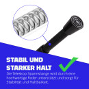 Spannstange ausziehbar, ohne Bohren Schwarz Ø10/13 mm 120-210 cm
