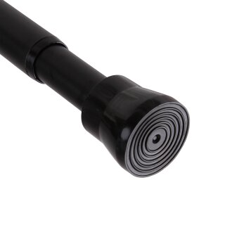 Spannstange ausziehbar, ohne Bohren Schwarz Ø16/19 mm 120-210 cm