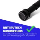 Spannstange ausziehbar, ohne Bohren Schwarz Ø22/25 mm 120-210 cm