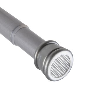 Spannstange ausziehbar, ohne Bohren Silber Ø22/25 mm 120-210 cm