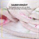 Kuscheldecke XXL mit Rosen 240x200 cm Beige