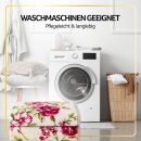 Kuscheldecke XXL mit Rosen 240x200 cm Beige