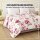 Kuscheldecke XXL mit Rosen 240x200 cm Beige