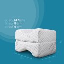 Knie- und Venenkissen "Silver Protect" aus Memory-Schaum 25x19 cm