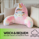 Bettsitzkissen mit Armlehnen 66x37x48 cm Einhorn