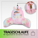 Bettsitzkissen mit Armlehnen 66x37x48 cm Einhorn