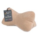 Leseknochen für den Nacken 18x35cm Hellbraun