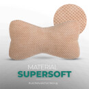 Leseknochen für den Nacken 18x35cm Hellbraun