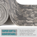 Weichschaummatte auf Rolle 0,65x15m Steine Grau