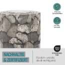 Weichschaummatte Meterware 65 cm Steine ( Grau )