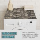 Waschmaschinenauflage Weichschaum 60x60cm Steine (Grau)