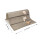 Waschmaschinenauflage Weichschaum 60x60cm Seestern (Grau)