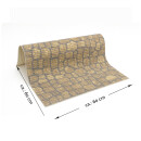 Waschmaschinenauflage Weichschaum 60x60cm Bruchstein (Beige)