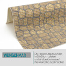 Waschmaschinenauflage Weichschaum 60x60cm Bruchstein (Beige)