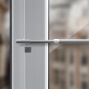 Klemmstange "Easy" ausdrehbar Silber (Fit) 60-80 cm