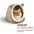 Katzen- und Hundehöhle 34x40x35 cm  Beige