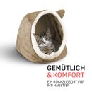 Katzen- und Hundehöhle 34x40x35 cm  Beige