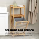 Bambus Wäschekorb 40x30x95 cm