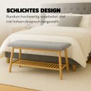 Schuhbank aus Bambus 100x30x44cm