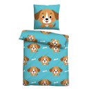 Kinderbettwäsche 2-teilig 135x200/80x80cm mit Motiv...