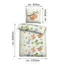 Kinderbettwäsche 2-teilig 135x200/80x80cm mit Motiv Dschungel