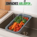 Abtropfsieb ausziehbar für Spülbecken 34–48,5cm