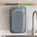 Abtropfsieb ausziehbar für Spülbecken 34–48,5cm