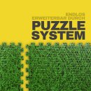 Bodenschutzmatten Grasoptik Puzzlesystem EVA 40cm 6er-Pack