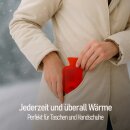 Taschenwärmer im Wärmflaschen-Design 8er Pack